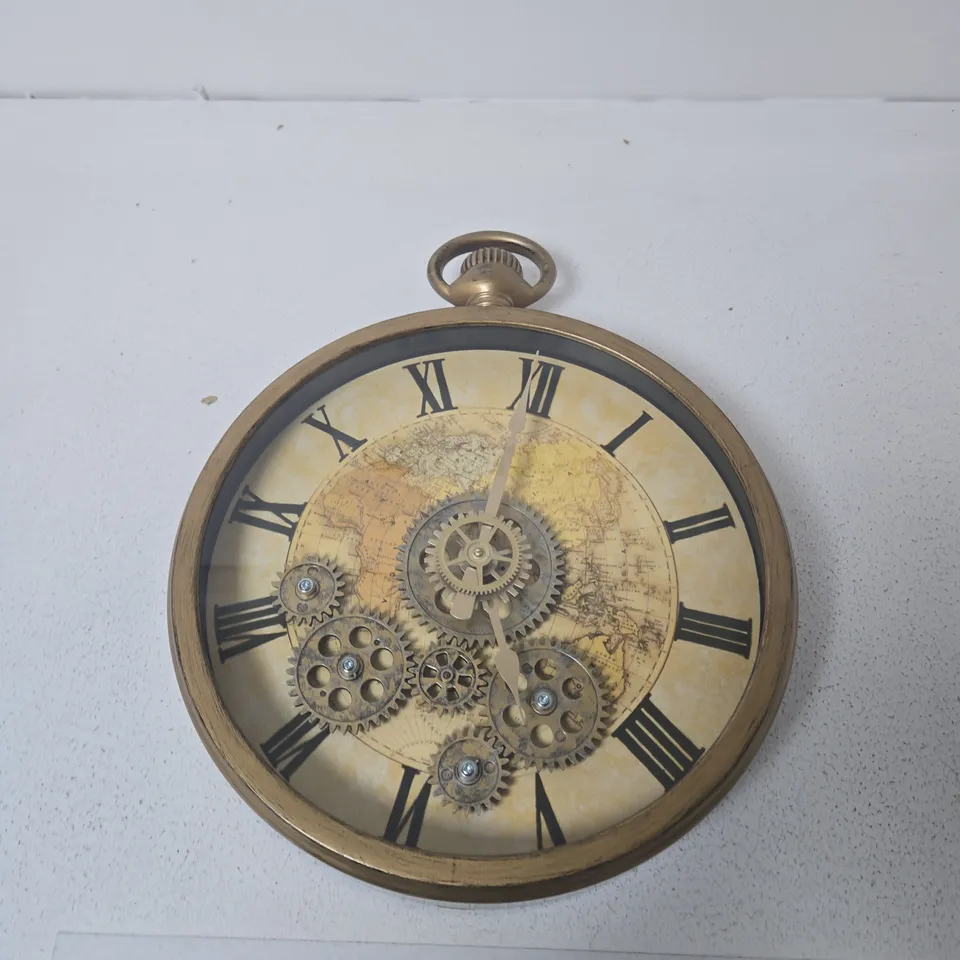 SKELETON DIAL WALL CLOCK