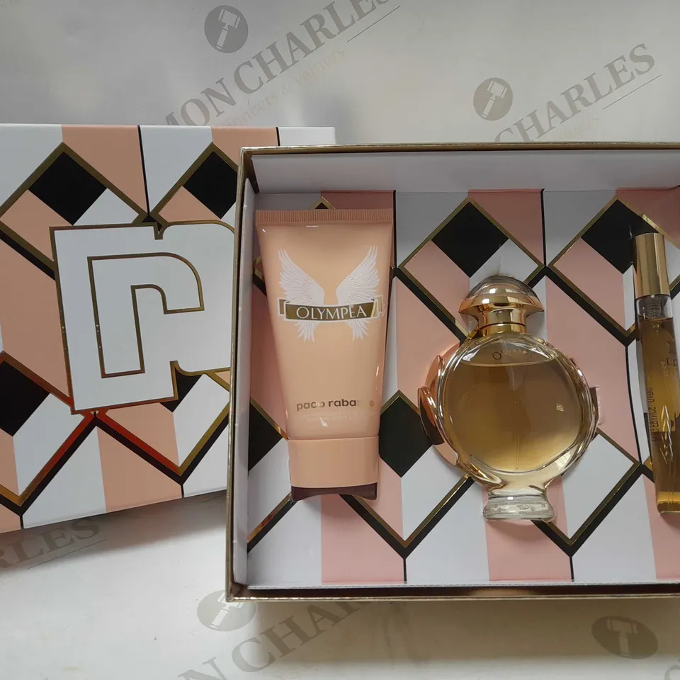 PACO RABANNE OLYMPÉA EAU DE PARFUM SPRAY 80ML GIFT SET