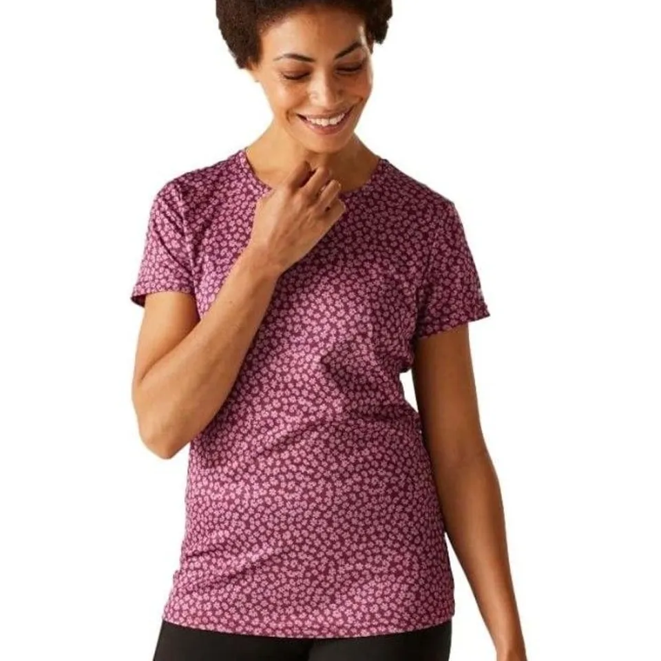 REGATTA FINGAL EDITION WOMENS T-SHIRT FLAMINGO SIZE 26