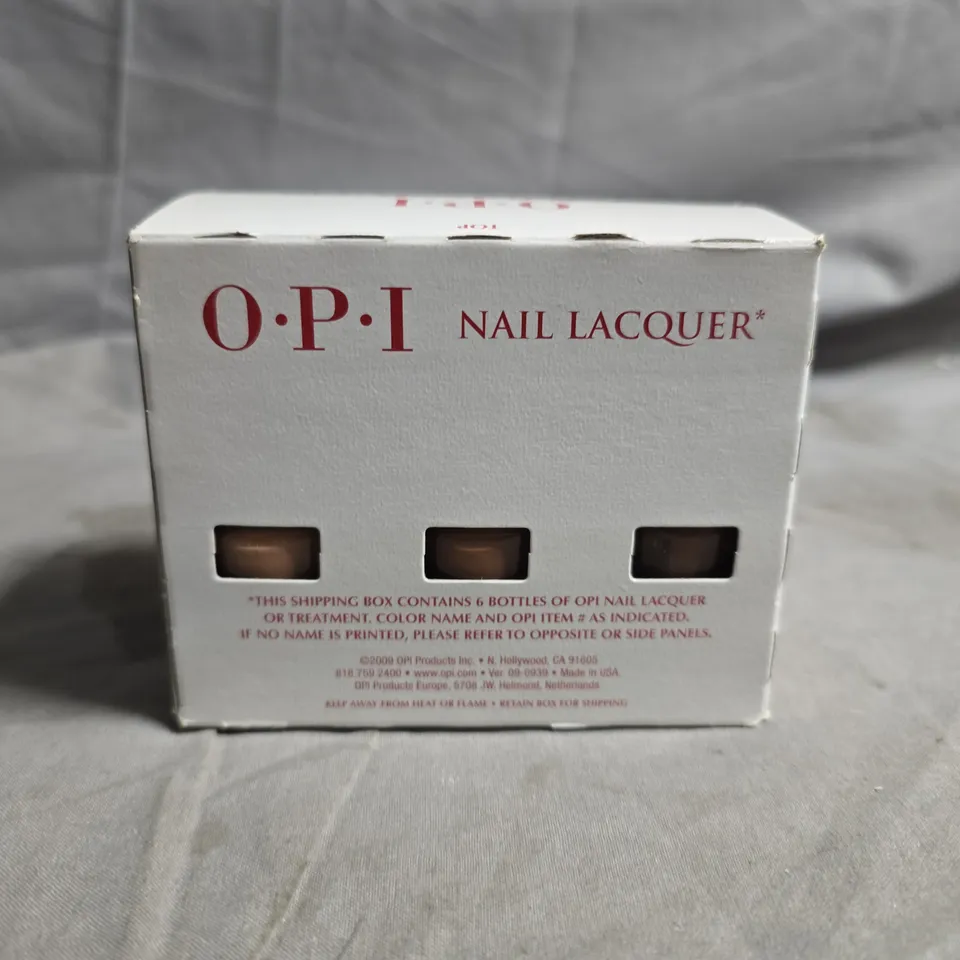 OPI NAIL LACQUER MINI SET – 6 X 15ML NUDE SHADES
