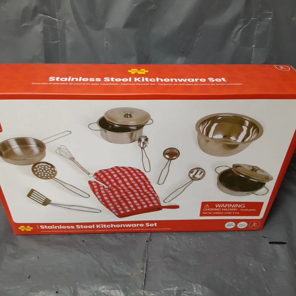 BOXED BIGJIGS STAINLESS STEEL KITCHENWARE SET