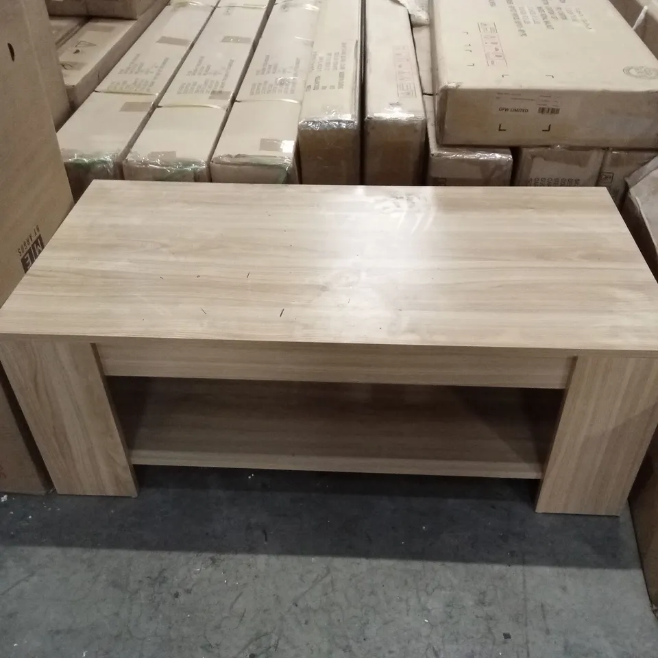 RECTANGULAR COFFEE TABLE - OAK EFFECT