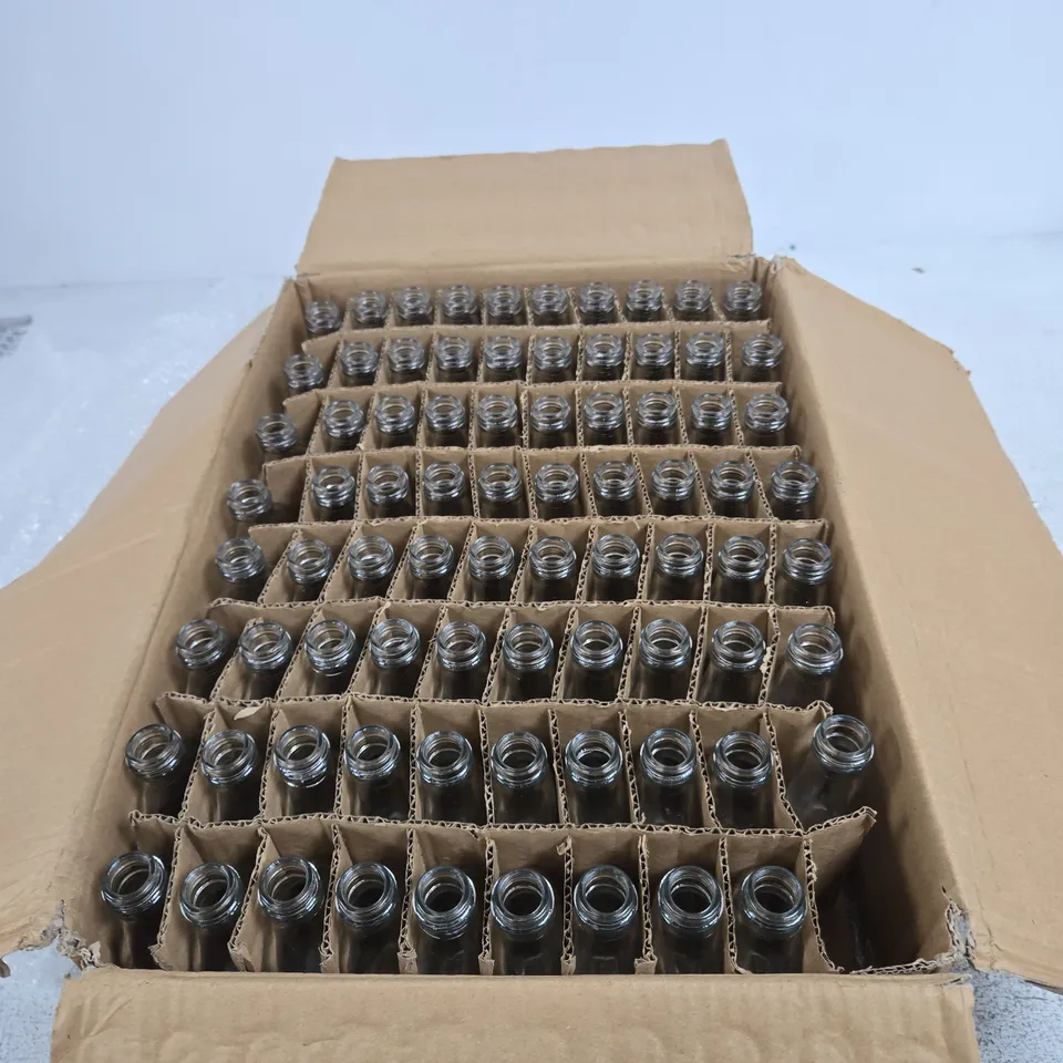 APPROXIMATELY 160 SMALL GLASS BOTTLES