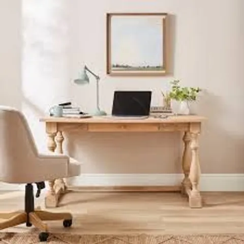 BOXED BRIDGET DESK - MANGO WOOD (1 BOX)