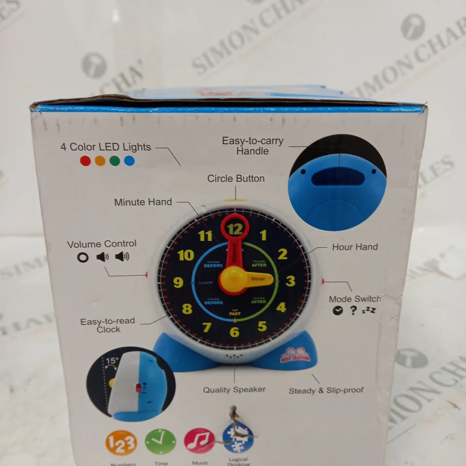 BOXED LEARNING CLOCK 3+ YEARS OLDS 