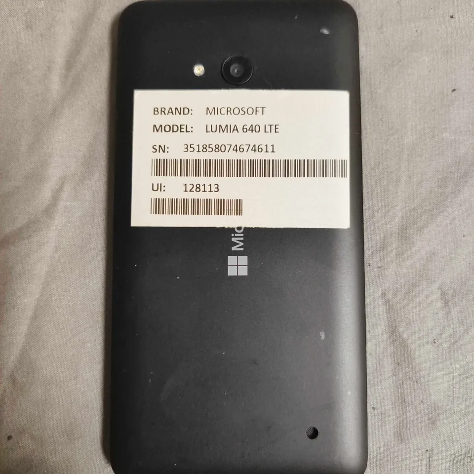 MICROSOFT LUMIA 640 LTE SMARTPHONE – BLACK
