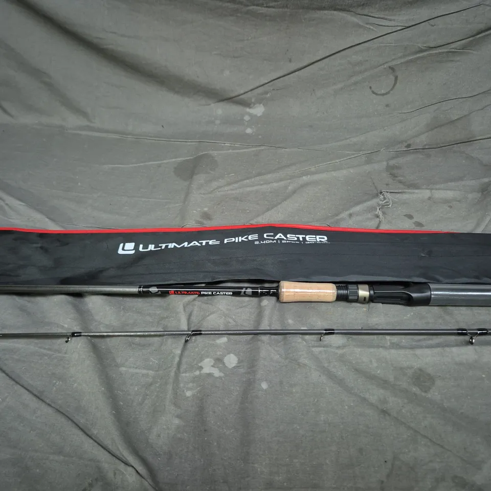ULTIMATE PIKE CASTER FISHING ROD WITH CARRY CASE