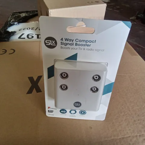 PALLET OF 14 BOXES OF SLX 4 WAY COMPACT SIGNAL BOOSTERS