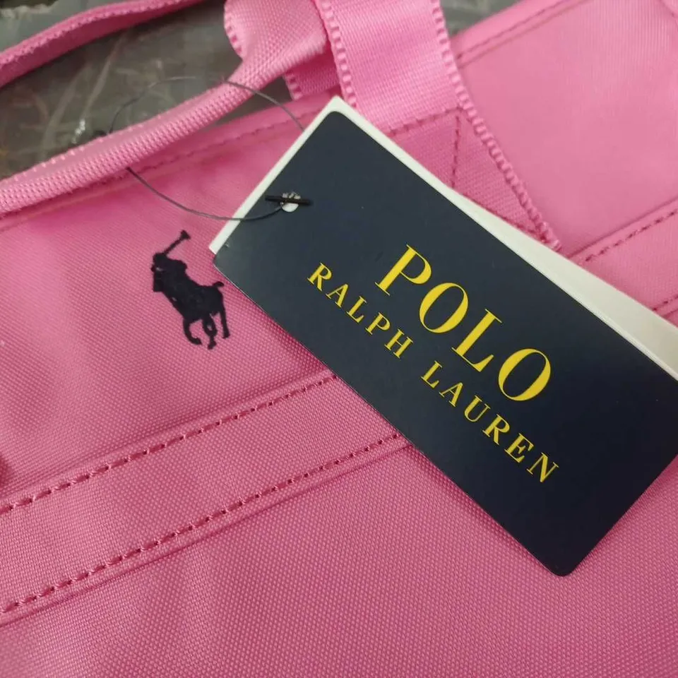 POLO RALPH LAUREN CARRY ALONG BAG IN PINK