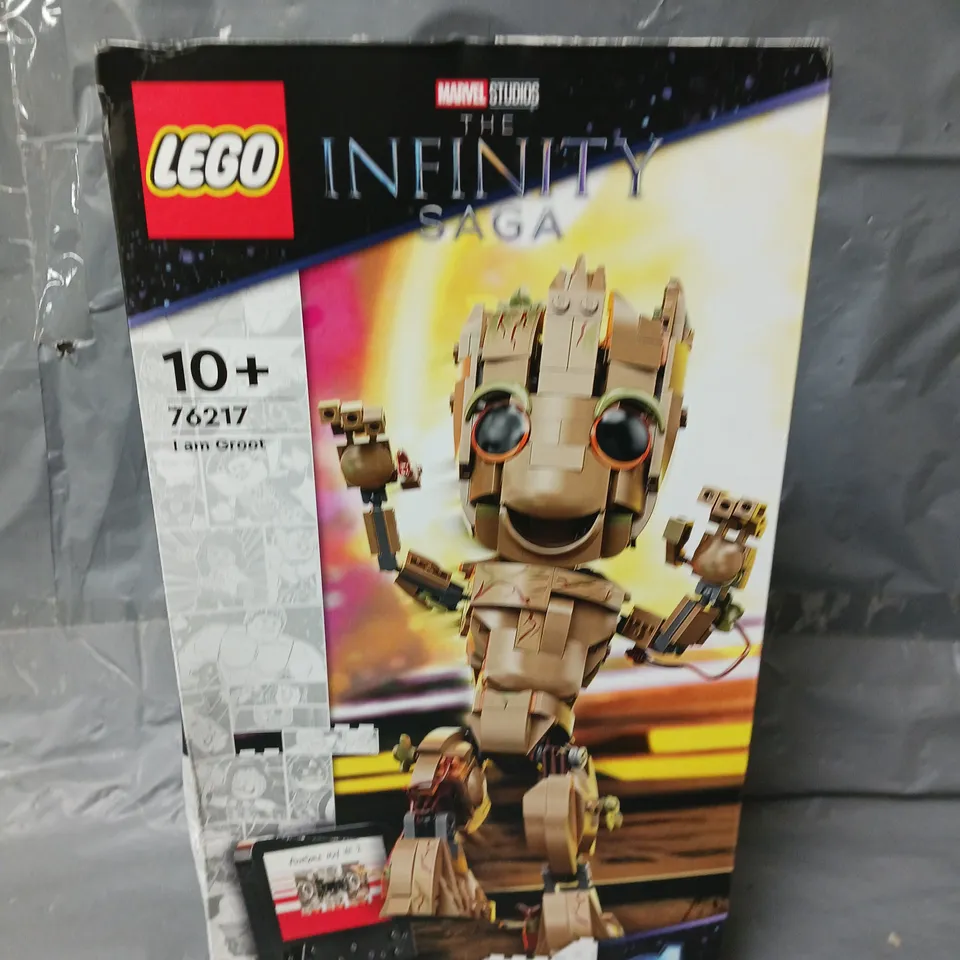 BOXED LEGO THE INFINITY SAGA I AM GROOT 76217 RRP £44.99