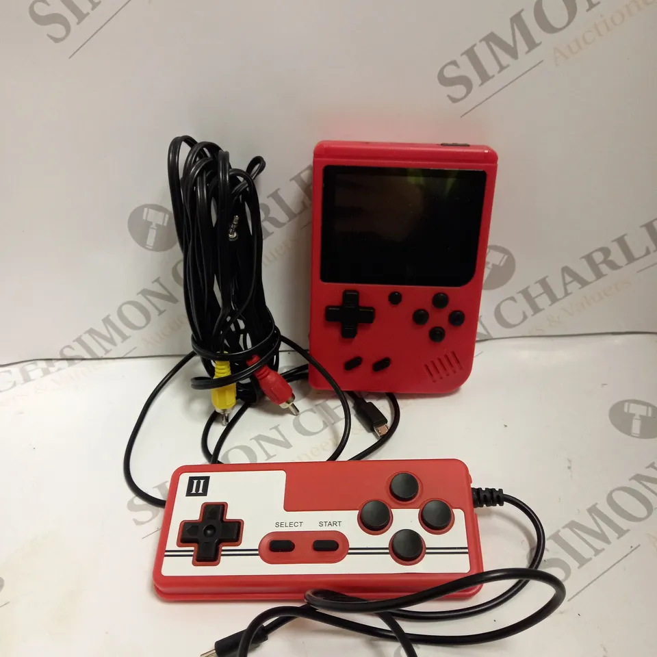 BOXED UNBRANDED 3" LED SCREEN MINI HANDHELD GAMING DEVICE & CONTROLLER SET