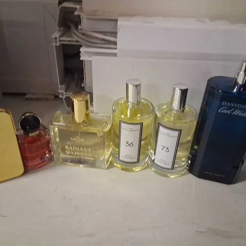 APPROXIMATELY TWELVE ASSORTED UNBOXED FRAGRANCES TO INCLUDE; FRENCH AVENUE, THE SCENT RESERVE AND PACO RABANNE