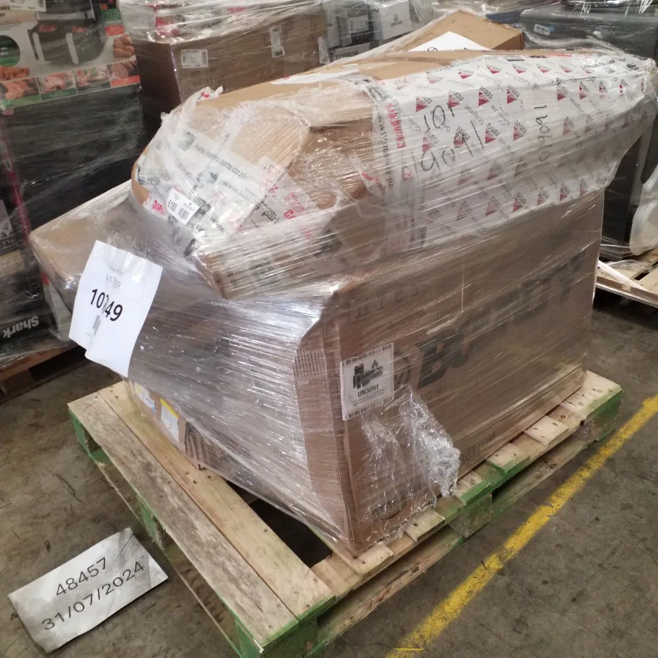 PALLET OF APPROXIMATELY 5 UNPROCESSED RAW RETURN HOUSEHOLD AND ELECTRICAL GOODS TO INCLUDE;