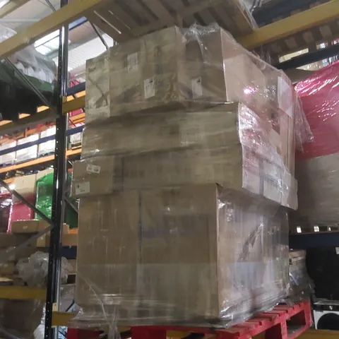 PALLET CONTAINING A LARGE ASSORTMENT OF BATHROOM FURNITURE PARTS INCLUDING: CALYPSO WALL UNIT CARCASSES, CALYPSO BASE CARCASSES ECT