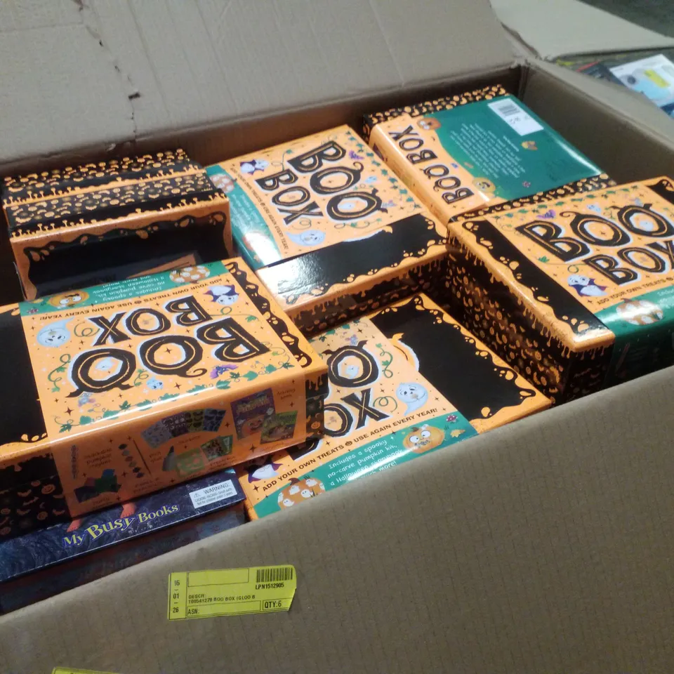 PALLET CONTAINING ASSORTED CHILDRENS  BOOKS & ACTIVITES INCLUDING BOO BOX, BLUEY TOY AND BOOK,  DISNEY FROZEN COMPLETE STORY & OLD MACDONALD HAD A FAR BOOK