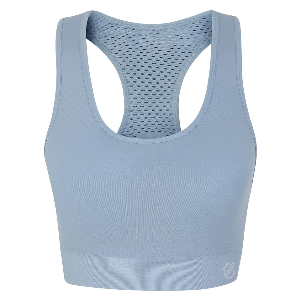 BRAND NEW DARE2B LADIES DON’T SWEAT IT BRA RAINWASHED BLUE UK 10