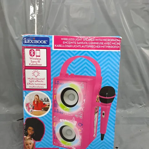 BOXED BARBIE TRENDY PORTABLE BLUETOOTH SPEAKER WITH MICROPHONE 