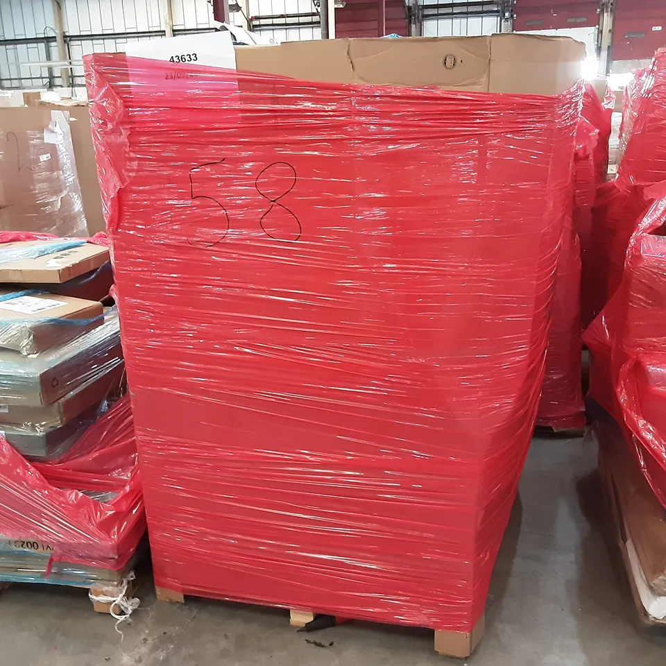 PALLET OF ASSORTED PRODUCTS TO INCLUDE AIR PURIFIER, BEMAXX PULL UP BAR, NORTHEN STONE 3 IN 1 SWING, KIDS SCOOTER, ARTEESOL QUEEN RAISED AIR BED, GETFIT PREMIUM AIR BED