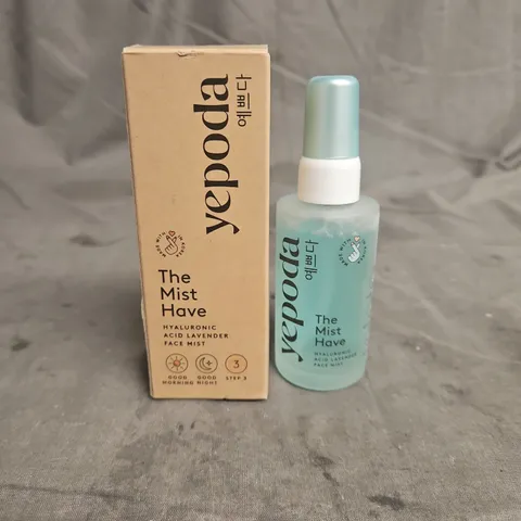 BOXED YEPODA THE MIST HAVE HYALURONIC ACID LAVENDER FACE MIST 50ML