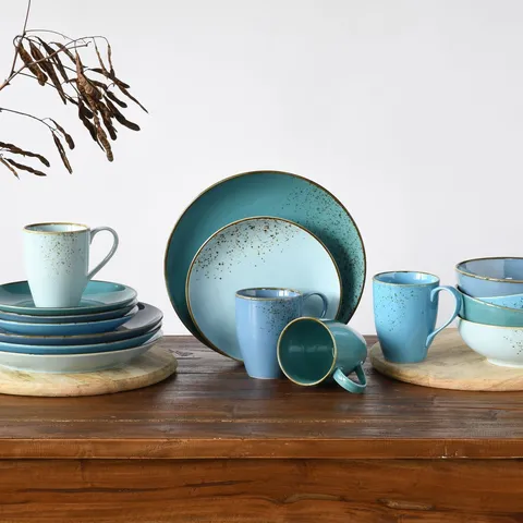 BOXED NATURE COLLECTION - 16-PIECE DINNERWARE SET - VINTAGE GARDEN