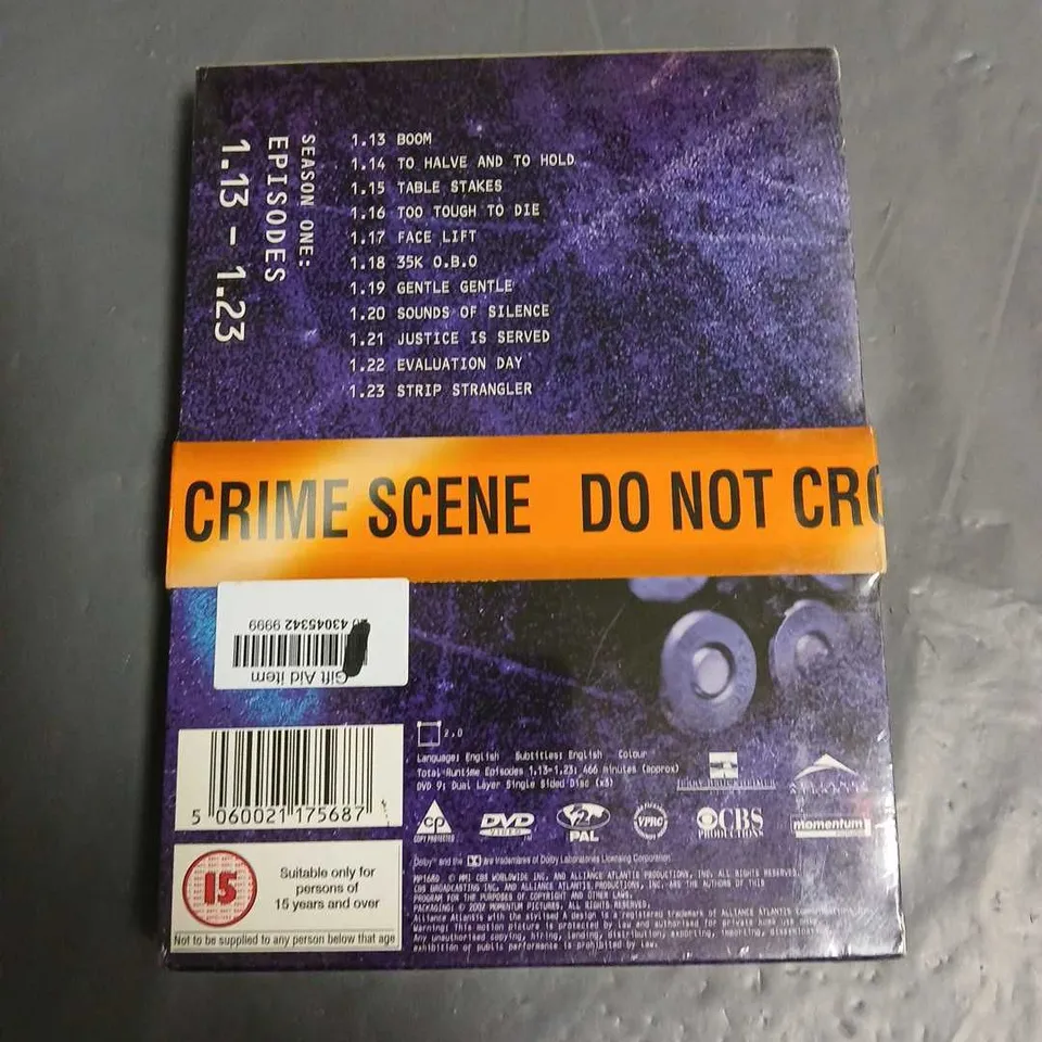 SEALED CRIME SCENE INVESTIGATION SEASON 1 BOX SET