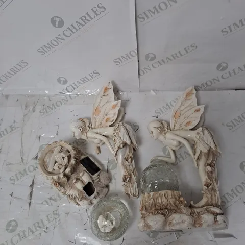BOXED GARDEN REFLECTIONS SET OF 2 SOLAR FAIRIES