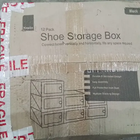 BOXED SHOE STORAGE BOX