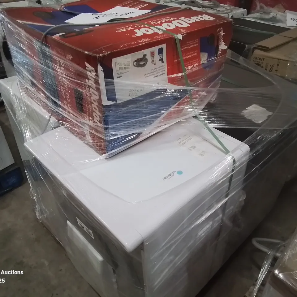 PALLET OF APPROXIMATELY 5 UNPROCESSED RAW RETURN WHITE GOODS TO INCLUDE;