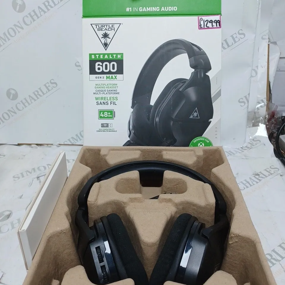 BOXED TURTLE BEACH STEALTH 600 GEN 2 MAX MULTIPLATFORM GAMING HEADSET WIRELESS