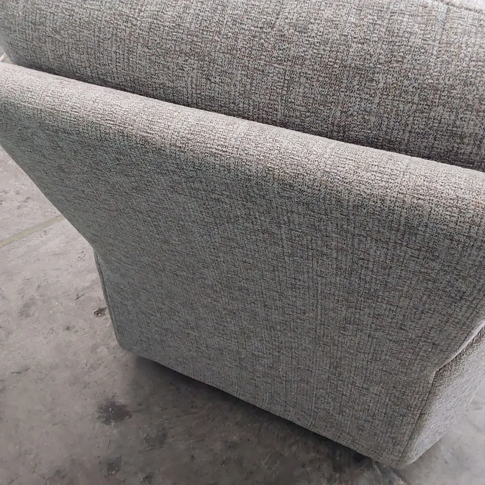 QUALITY BRITISH DESIGNER G PLAN CHLOE EASY CHAIR LOOM SMOKE FABRIC 