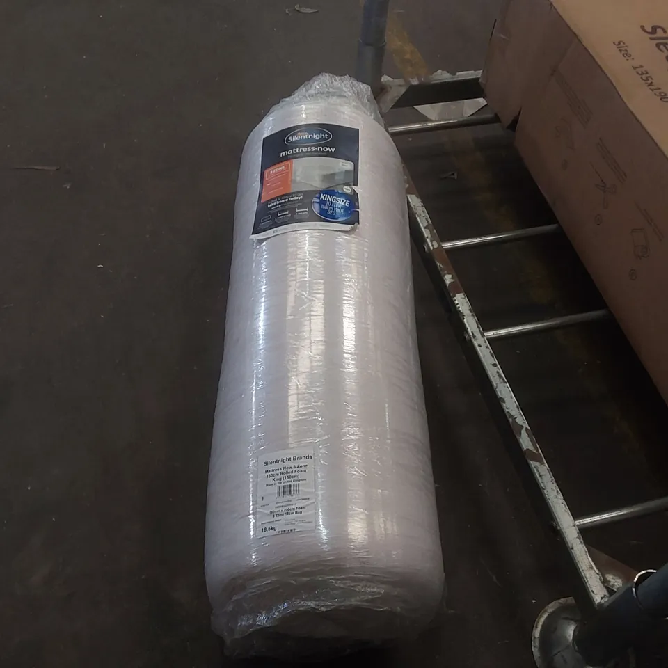 QUALITY BAGGED AND ROLLED SILENTNIGHT 150CM KING SIZE MATTRESS
