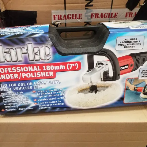 BOXED CLARKE ELECTRIC POLISHER WITH CASE