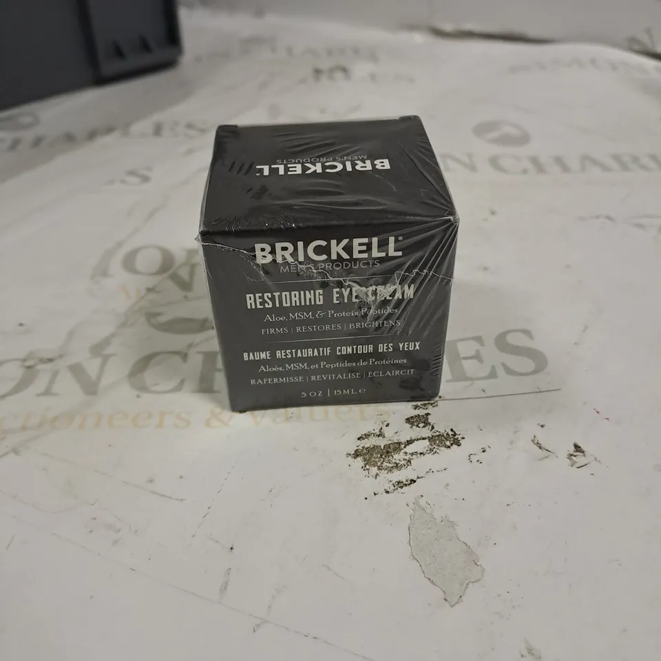 BRICKELL MENS RESTORING EYE CREAM 