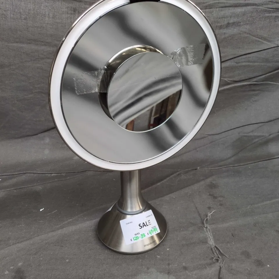 SIMPLEHUMAN 20CM SENSOR MIRROR WITH TOUCH-CONTROL BRIGHTNESS 10X MAG