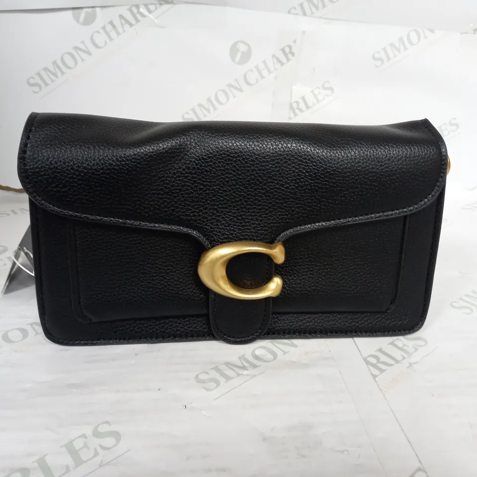 COACH BLACK LEATHER PURSE