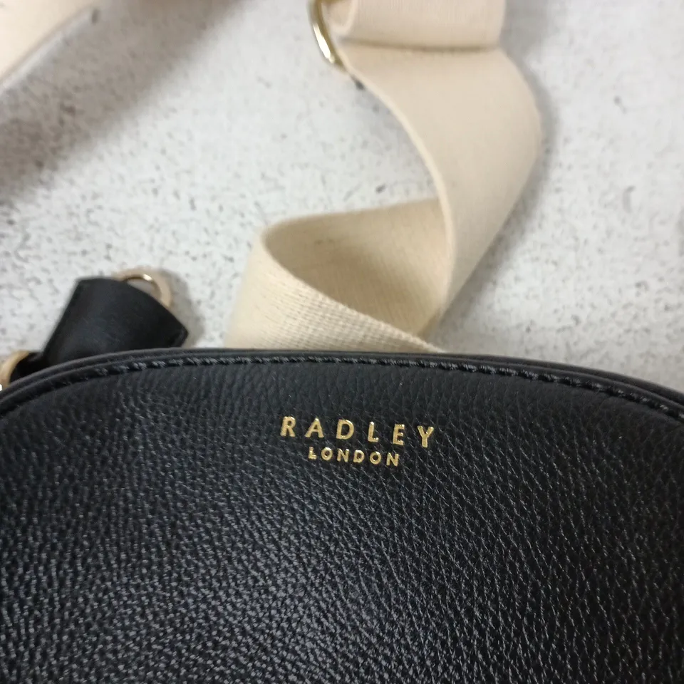 RADLEY LONDON BLACK LEATHER CROSSBODY BAG