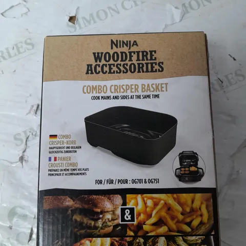 BOXED NINJA WOODFIRE ACCESSORIES COMBO CRISPER BASKET