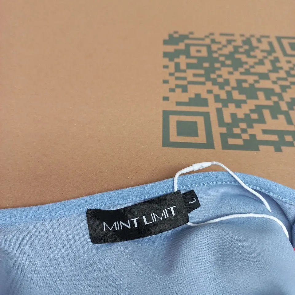 MINT LIMIT LIGHT BLUE CROPPED JACKET – SIZE L