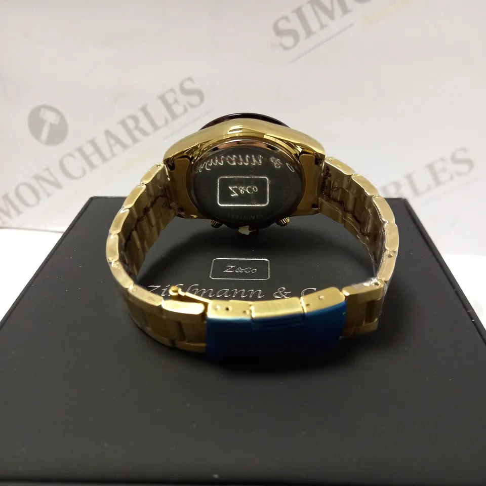 ZIHLMANN & CO TRIPLE DIAL BRACELET STRAP WRISTWATCH