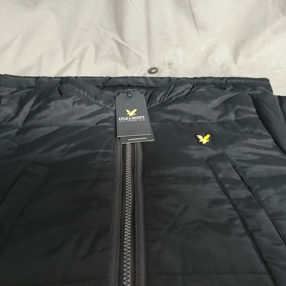 LYLE AND SCOTT FULL ZIP PADDED COAT - SIZE 12/13 YRS