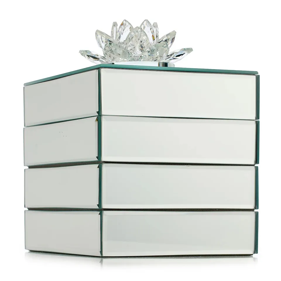 JM BY JULIEN MACDONALD STACKED JEWELLERY BOX WITH LOTUS FLOWER