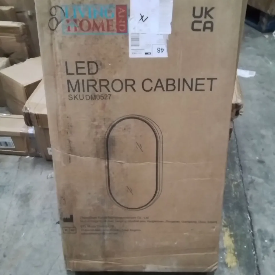BOXED LED MIRROR CABINET 