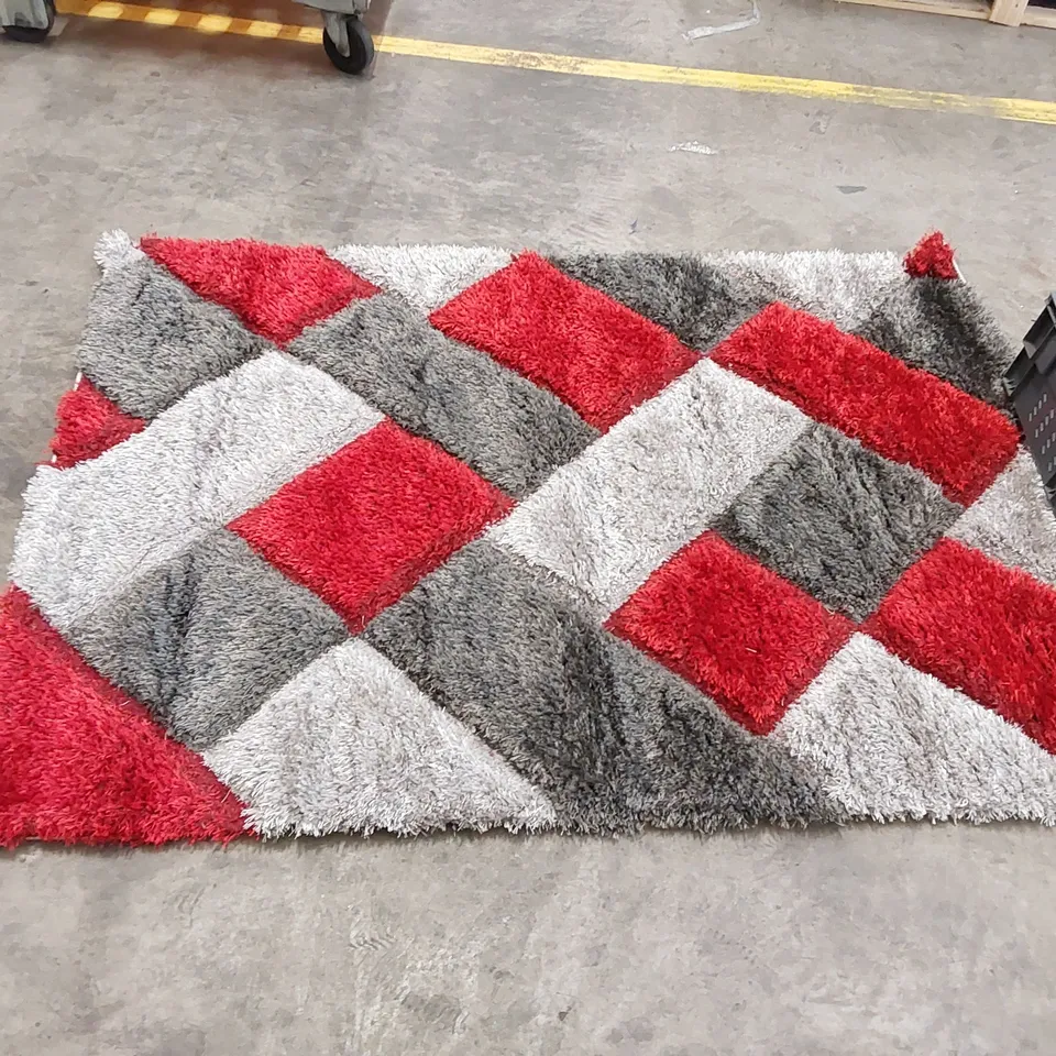 MODERN RUG THICK LIVING ROOM MAT // 120 X 170CM