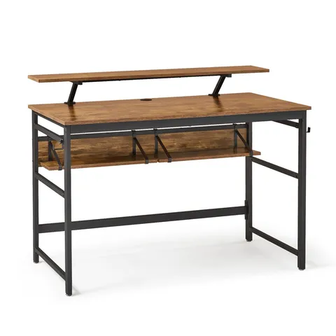 BOXED KONIGSTEIN 120cm W RECTANGLE COMPUTER DESK (1 BOX)
