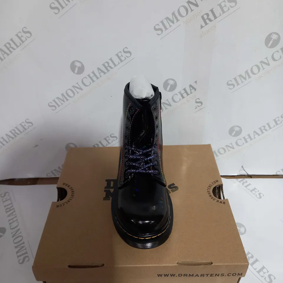 BOXED PAIR OF DR. AIRWAY MARTENS 1460J BLACK UK12