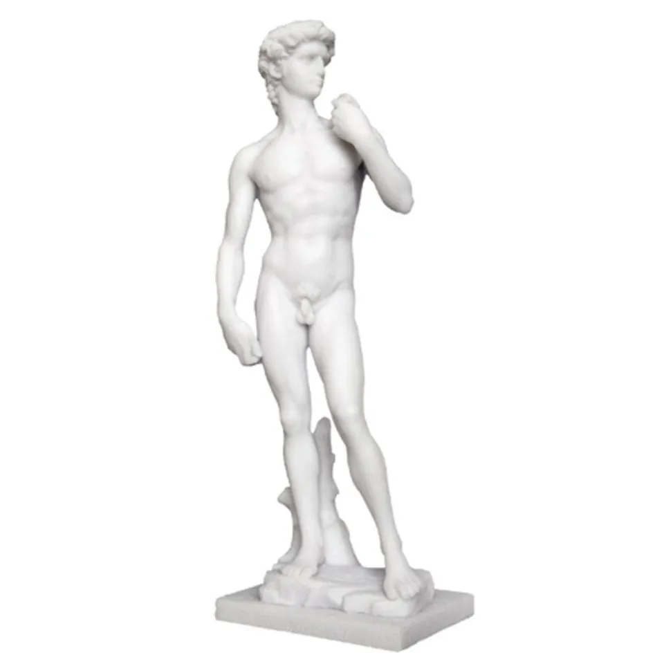 BOXED BONDED MARBLE DAVID FIGUIRINE