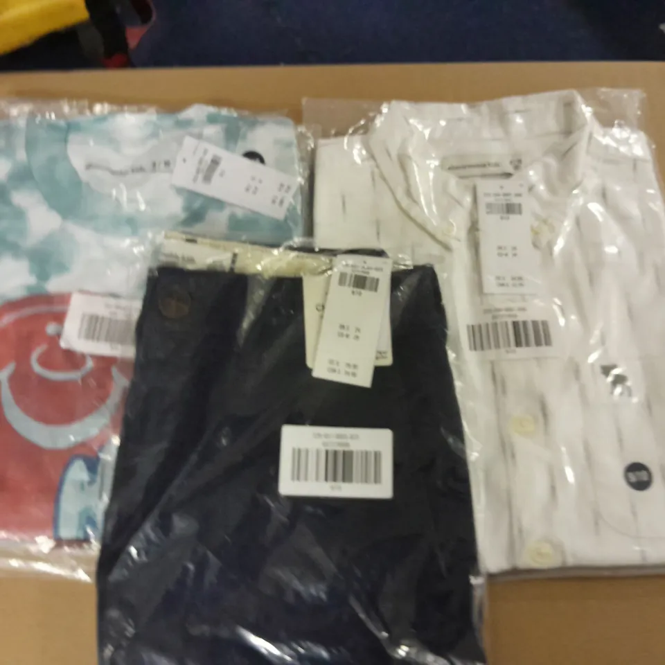 LOT OF 9 ASSORTED BAGGED ABERCROMBIE & FITCH KIDS CLOTHING ITEMS - ALL 9/10