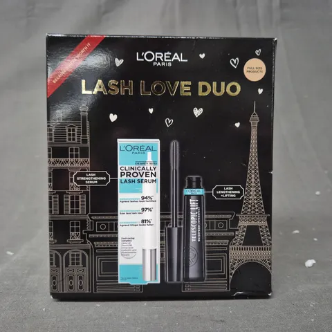 BOXED L'OREAL PARIS LASH LOVE DUO GIFTSET