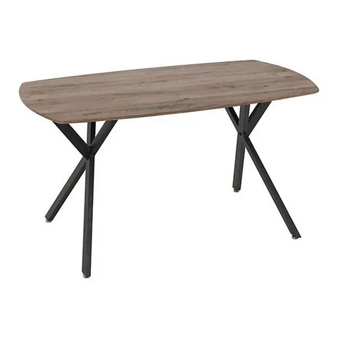 BOXED ATHENS RECTANGULAR DINING TABLE - MEDIUM OAK (1 BOX)