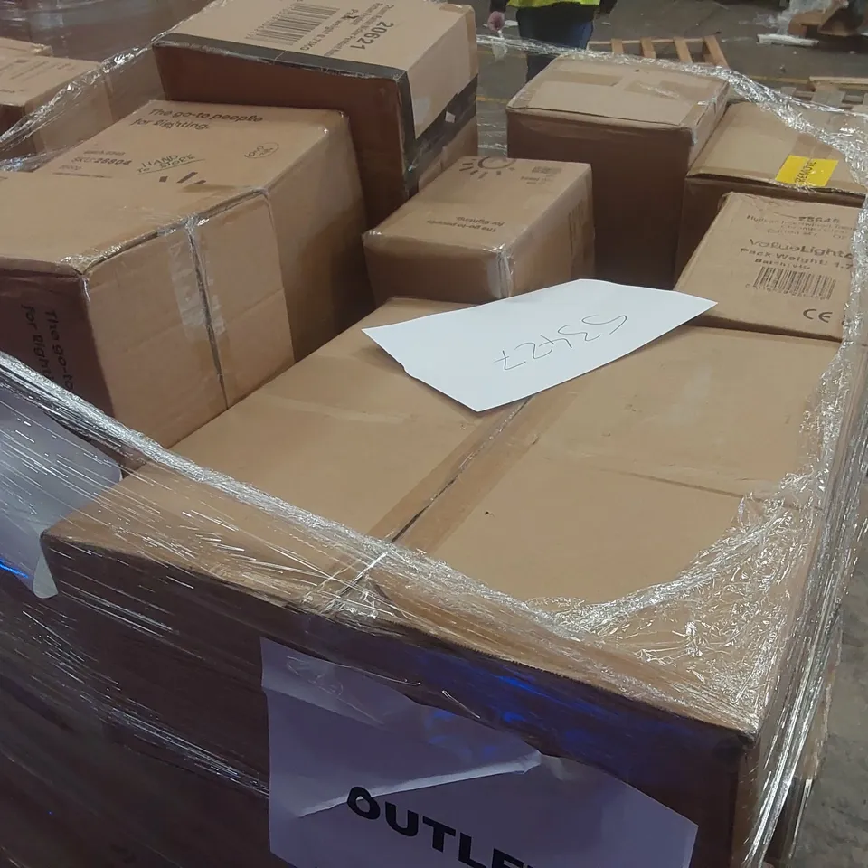 PALLET CONTAINING A VERY LARGE QUANTITY OF ASSORTED LIGHTING ITEMS